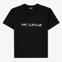 T-SHIRT WHAT IS AVEC STRASS NOIR