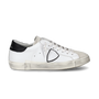 Basket basse Prsx homme - blanc et noir
