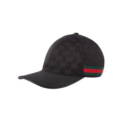 Casquette en toile GG Noir