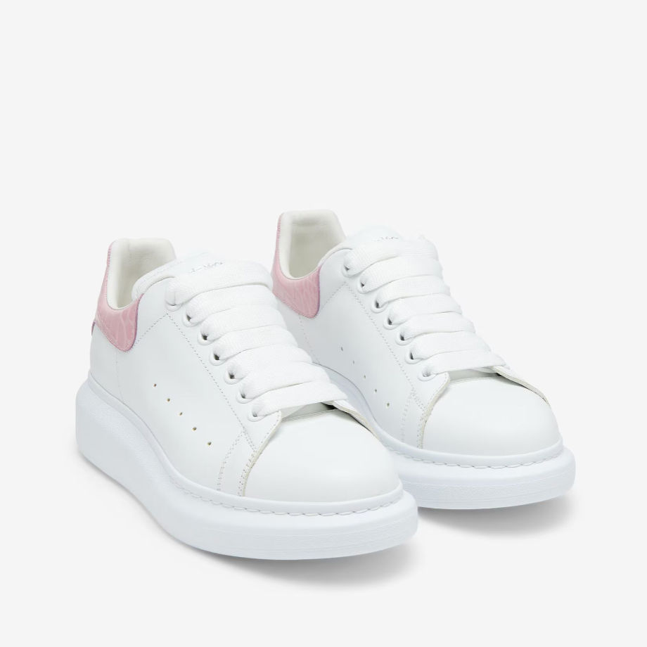 Sneakers Mcqueen femme Blanc/Rose