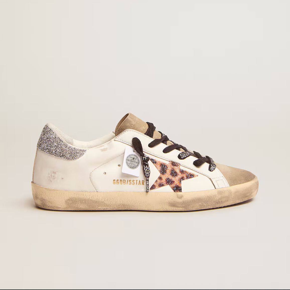 Super-Star femme leopard Swarovski