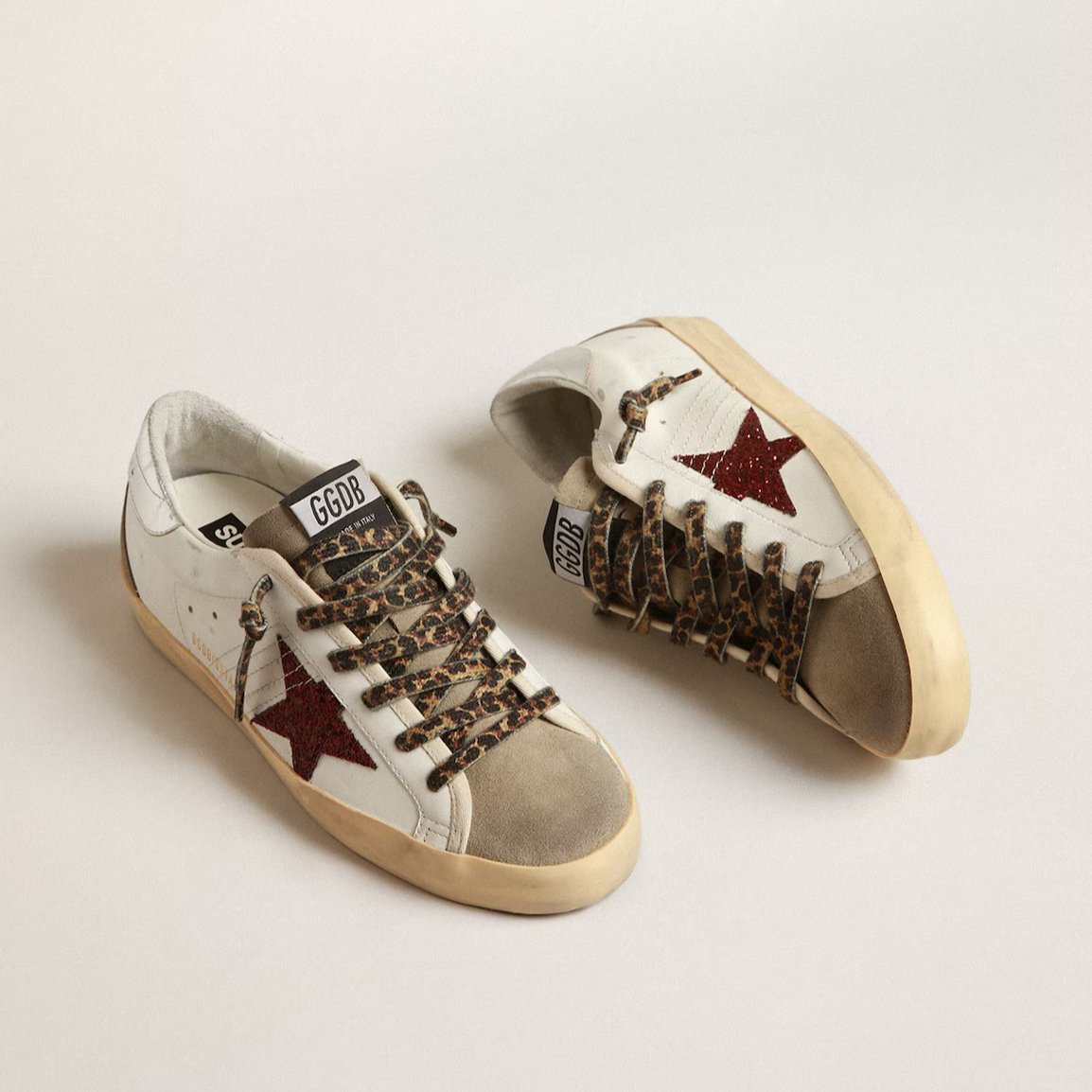 Super-Star femme paillettes bordeaux