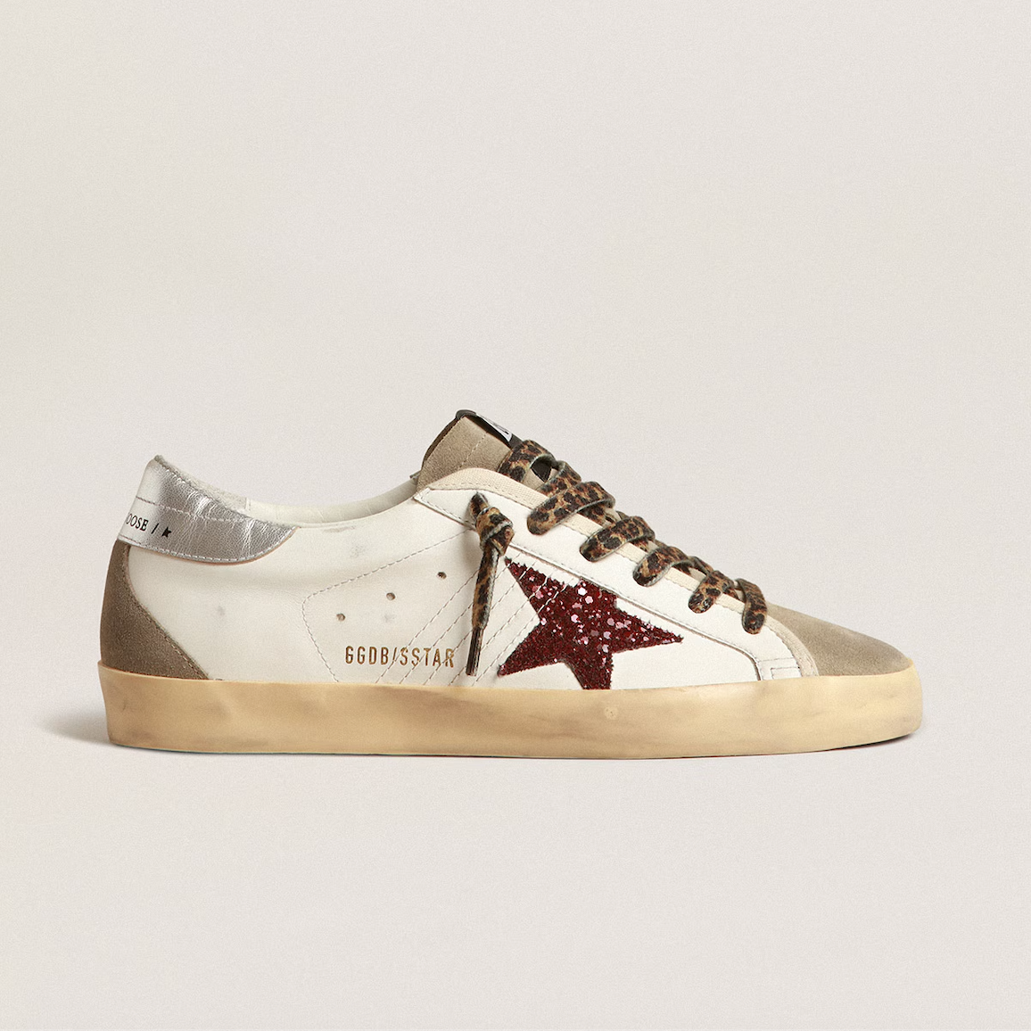 Super-Star femme paillettes bordeaux