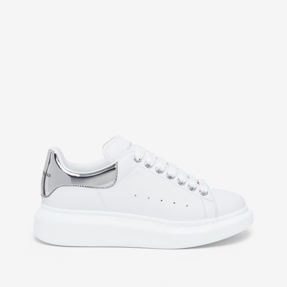 Sneakers Mcqueen femme Blanc/Argent