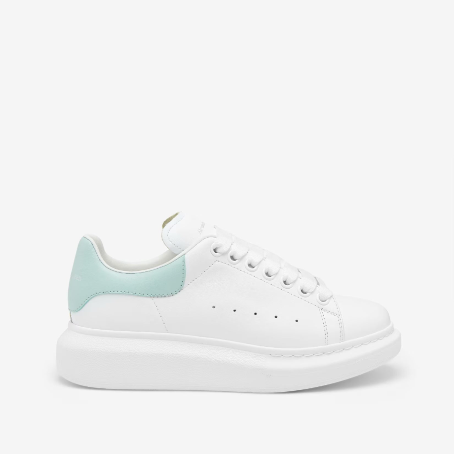 Sneakers Mcqueen femme Blanc/Menthe