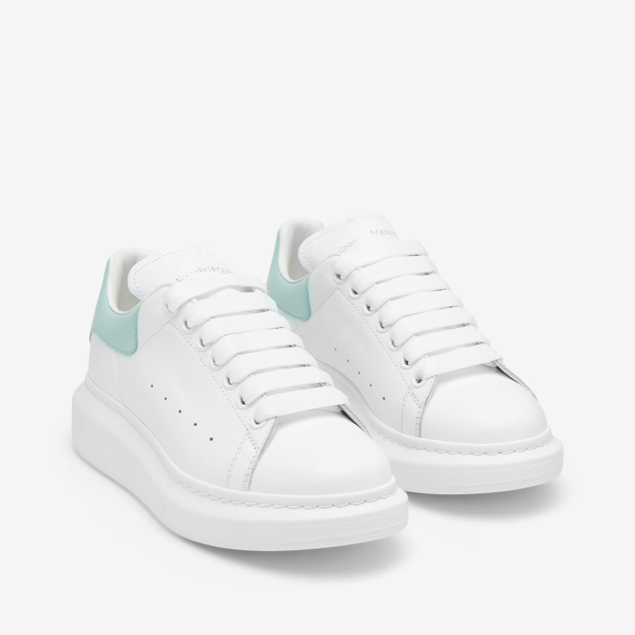 Sneakers Mcqueen femme Blanc/Menthe