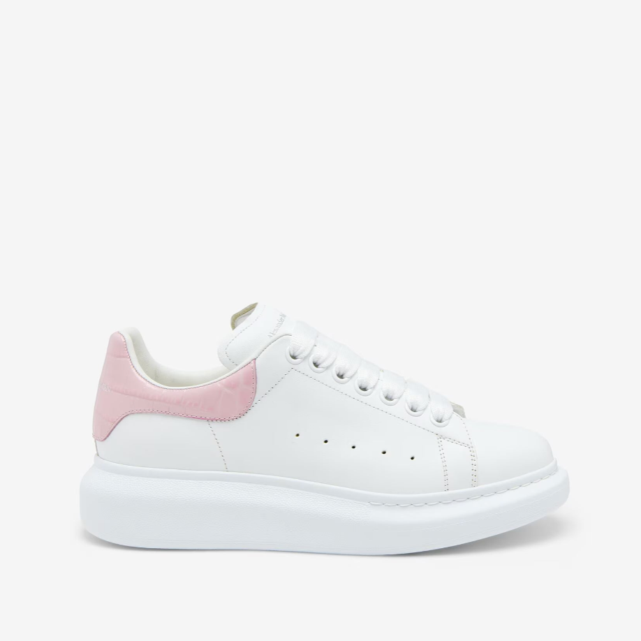 Sneakers Mcqueen femme Blanc/Rose
