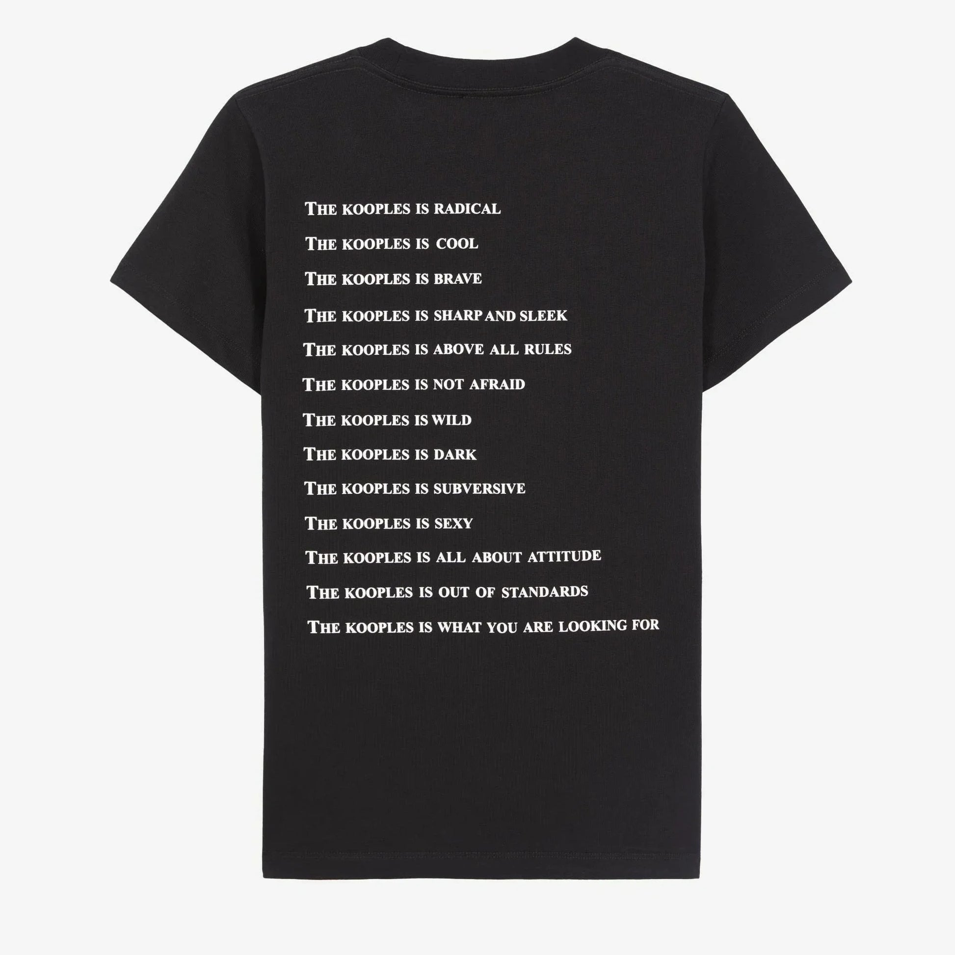 T-SHIRT WHAT IS EFFET NÉON NOIR