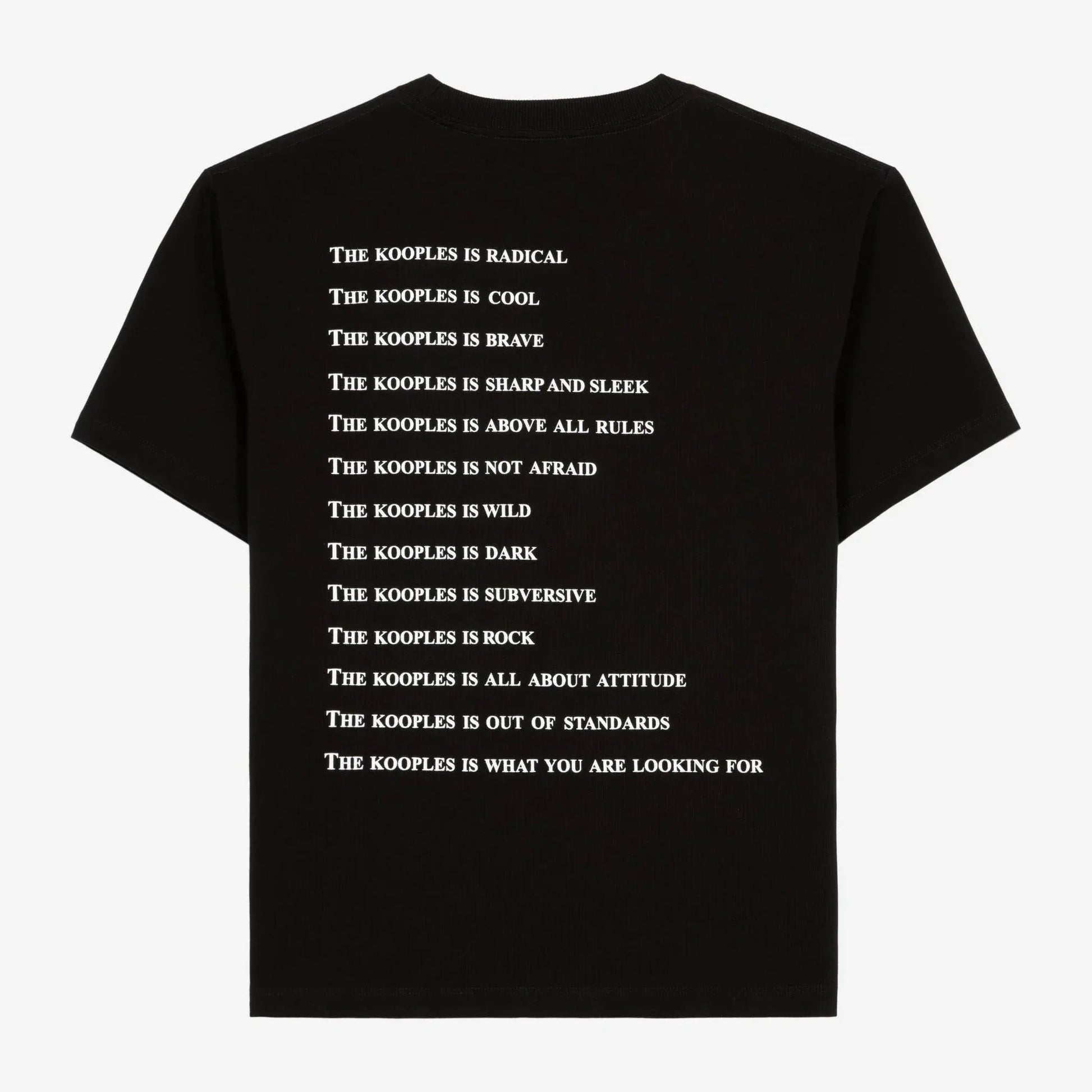 T-SHIRT WHAT IS À STRASS NOIR