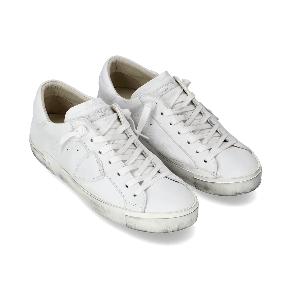 Basket basse Prsx homme - blanc
